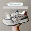 Fashion 2024 Women's Sneakers Leisure Sports Single New Trend Versatile Shoes Dad Shoes Thick-soled Double Net Women's Sneakers Outdoor
