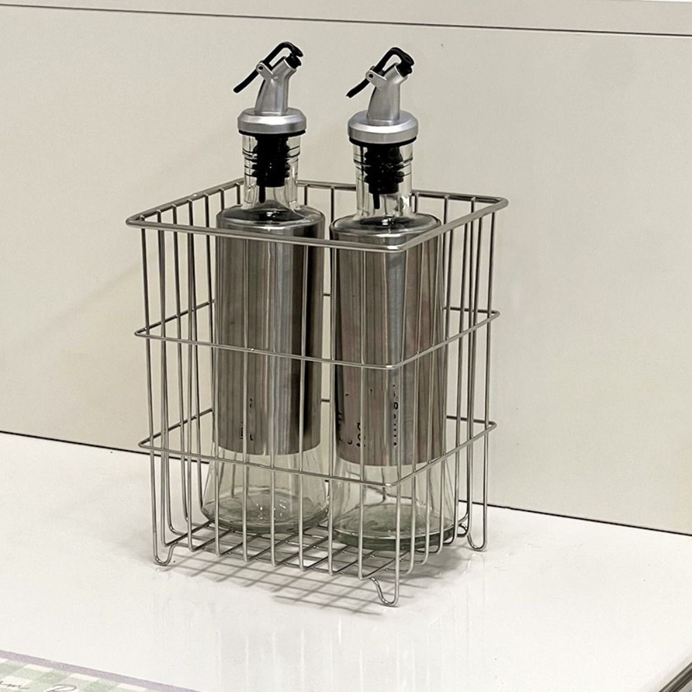 304 Stainless Steel Kitchen Drain Basket Rust-proof Tableware Storage Rack  Bathroom