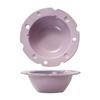 Cheese Shape Ceramic Bowl Food Grade Large Capacity Heat Resistant Multi-functional Rice Meal Salad Soup Porridge Snack Dessert Serving Bowl