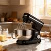Миксер для теста 660 Вт 6-скоростной электрический кухонный стационарный миксер с чашей из нержавеющей стали, крюком для теста, венчиком и лопаткой, профессиональный миксер для выпечки