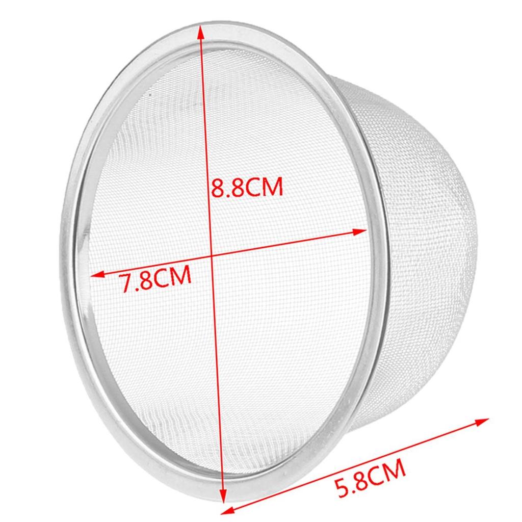 5-9.5CM Teapots Stainless Steel Reusable Herb Kitchen Drinkware Tea Infuser Strainer Spice Filter