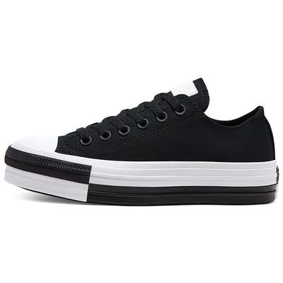 Кеды Chuck Taylor All Star Retro с низким верхом из канваса Женские кроссовки Белые Черные 568657C