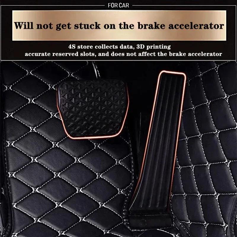 Автомобильные коврики из искусственной кожи для Jeep Cherokee 2014 2015 2016 2017 Автомобильные ковры для ног Coche Аксессуары для интерьера
