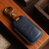 [Kinotaka] Genuine Leather Smart Key Case for Honda Odyssey Step Wagon Accord Elysion Insight CR-Z Freed CR-V Stream Fit Zest Life 4-button Leath