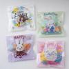 100Pcs Multicolor Easter Candy Bag Cartoon Gift Snack Packaging Bags Wrapping Bag  Party Supplies