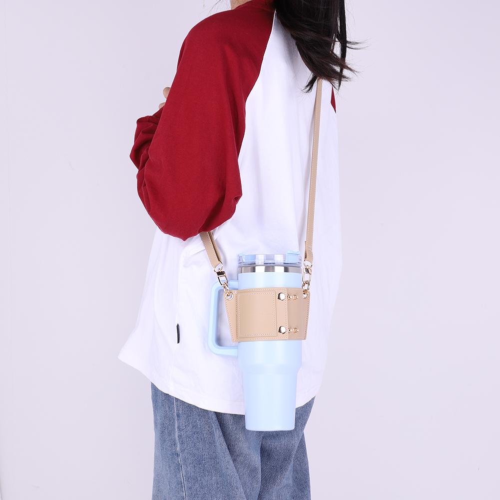 Water Bottle Holder Water Bottle Bag Carrier with Adjustable Strap Bottle Sling Holder Cup Accessory for Stanley 30oz & 40oz Cup