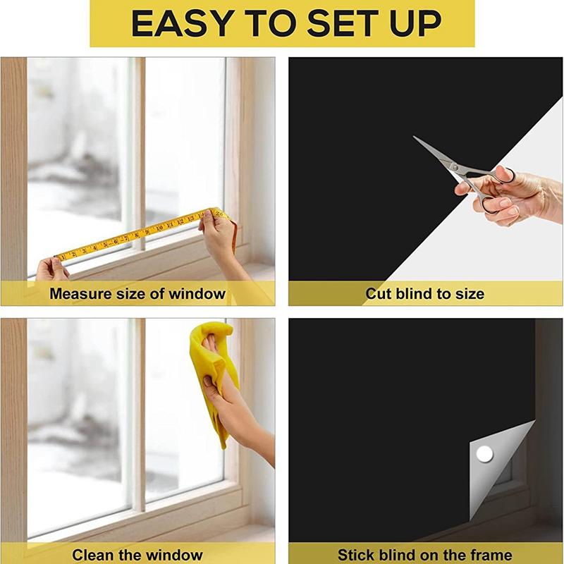 Затемняющая штора, съемный светоблокирующий самый темный оконный тканевый чехол, сделай сам, портативный солнцезащитный козырек для путешествий, летняя защита от солнца