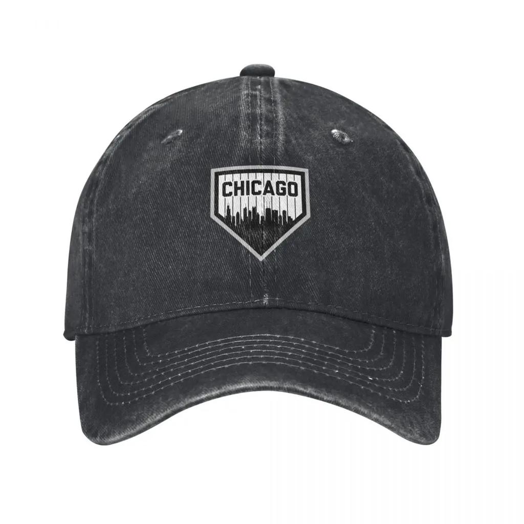 Chicago Homeplate white Baseball Cap designer cap Visor dad hat Military Tactical Cap For Girls Unisexs