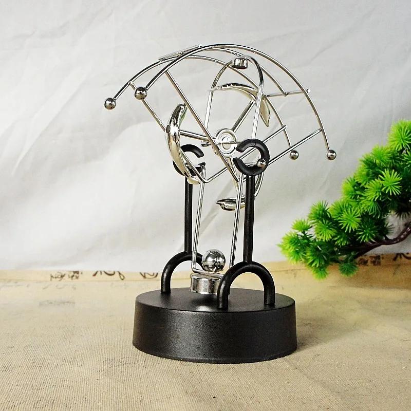 Парашютный сектор Вечный двигатель Украшение стола Маятник Ньютона Металлический Хаос Качающийся Креативный Научный Инструмент Домашнее Ремесло