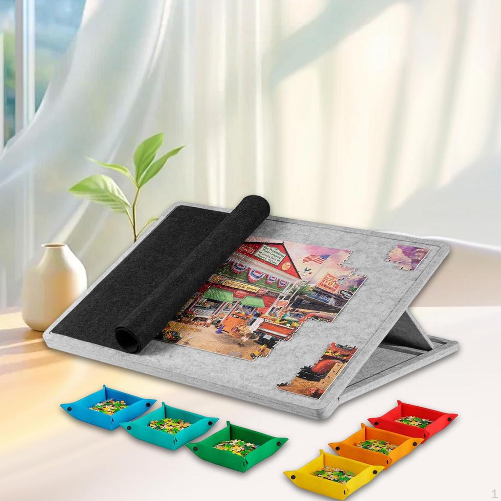 Наклонная доска-пазл, стол-плато со стойкой для сбора дома