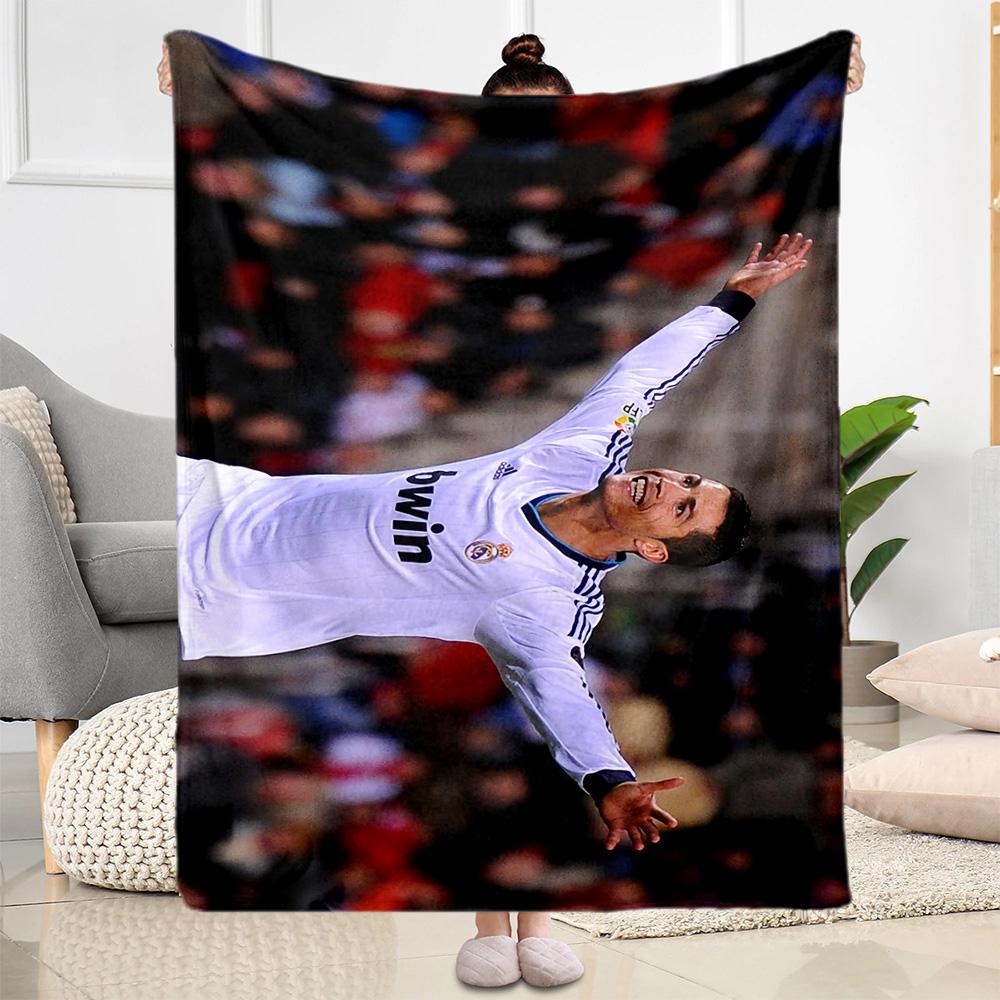 Ronaldo's Motivational Quote Blanket Comfortable Suitable for Seaside Livingroom Bed All-Season Use Warmthful Decor