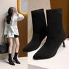 Ботинки в стиле колледжа осень и зима новые теплые французского дизайна для усиления чувства моды ботинки женские
