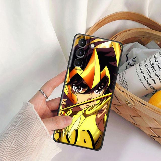 Чехол для телефона Saint Seiya для Samsung Galaxy S24 S23 Ultra 5G S20 S21 FE S25 S24FE S26 Plus Мягкий чехол Пегас Сейя