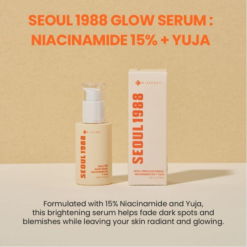 KSECRET Сыворотка для сияния СЕУЛ 1988 : Ниацинамид 15% + Юдзу