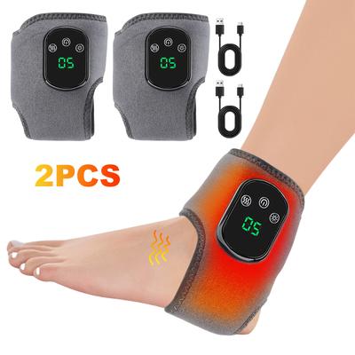 1/2 шт. Портативный массажер для ног 3 режима вибрации Массажная машина для ног Легкий массажер для икр для дома и офиса Снимает усталость