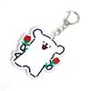 Maltese Cartoon Dog Acrylic Keychain - Cute Student Backpack Pendant