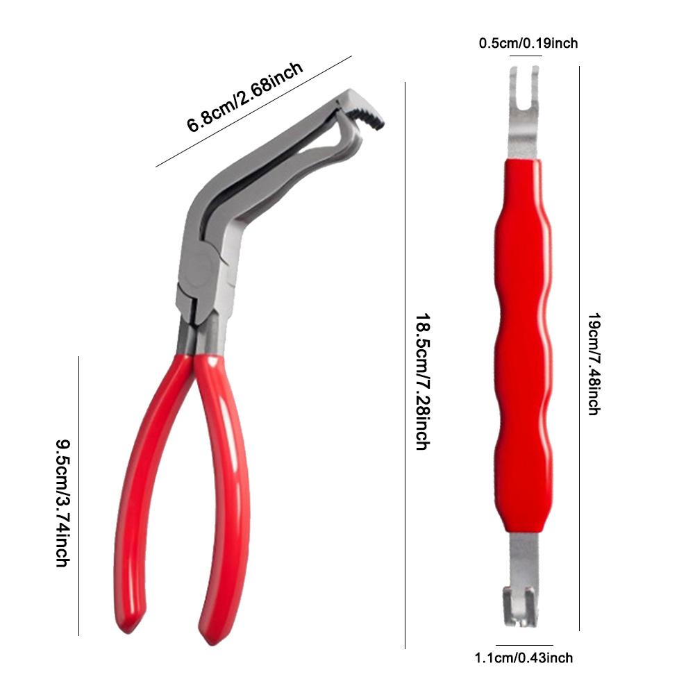 2/3/4Pcs Electrical Disconnect Pliers Automotive Connector Pliers Wire Removal Oil Pipe Separate Pliers for Narrow Space Car