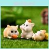 Adorable Resin Hamster Figurines For Miniature Garden And Succulent Decor