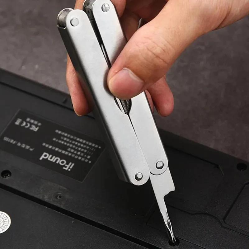 Damaly, Многофункциональные комбинированные плоскогубцы, инструменты для улицы, отвертка, складной нож из нержавеющей стали, Портативный складной для улицы