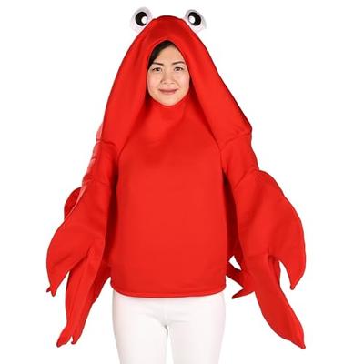 Костюм Краба Kitamurasyokai, Кигуруми для Взрослых, Хэллоуин, Смешной Косплей, Морепродукты, Ракообразные, Вечеринка, Мероприятие, Один Размер Подходит Всем, Унисекс, Красный