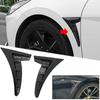 1Pair Universal Carbon Black Car Fender Side Vents Air Flow Intake Hole Grille Sticker Cover Car Styling Exterior Accessories