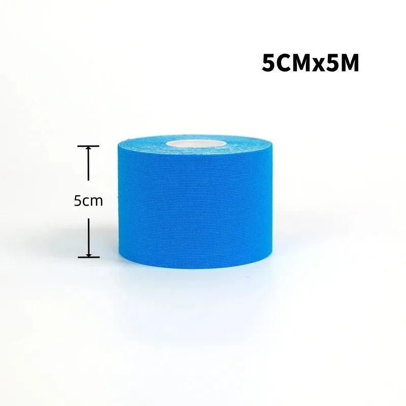 5-10 см Спортивный кинезио тейп Мышечная кинезиология Эластичный Облегчение боли в колене Растяжение Пластырь Атлетическое восстановление Наклейки Фитнес Бинты