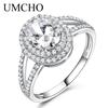 Wedding Ring for Women Victorian Style Oval Zircons Stones Party Engagement Ring Bridal Jewelry