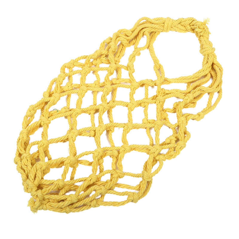 1pc Handmade Mesh Bag Reusable Beverage Holder Coffee Cup Holder Portable Drink Carrier Decorative Mesh Bag