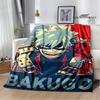 My Hero Academia Cartoon Printed Blanket Warm Flannel Blankets Soft and Comfortable Blanket Home Travel Blanket Birthday Gift