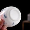 Керамический набор для чайной церемонии Gongfu с гайванью, чашками для дегустации и хозяйской чашкой, ручная роспись, цвет "Баранье Сало Нефрит"