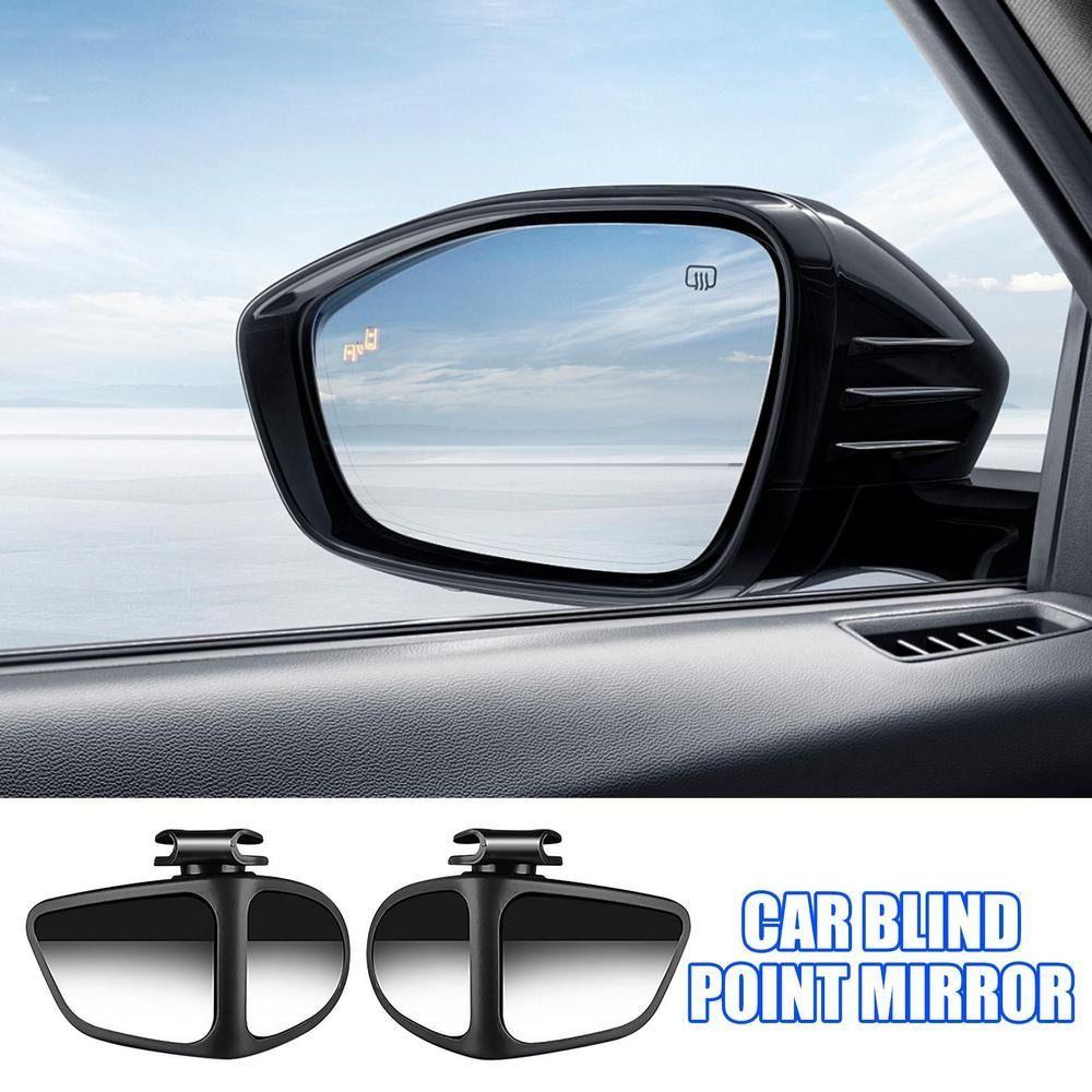 HD Glass Car Blind Spot Mirror 2 Side Wide Angle Reversing Mirror SUVs