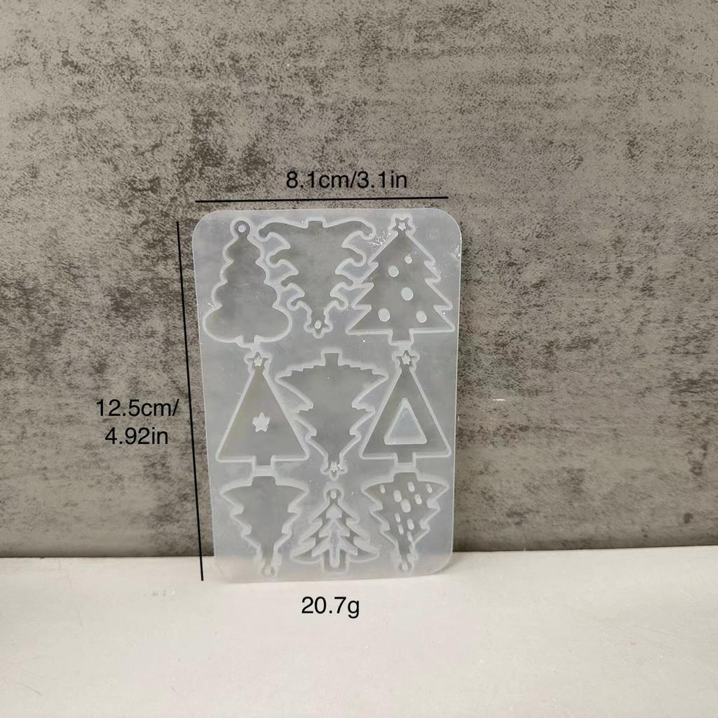 Список рождественских серий «сделай сам» из силиконовой формы для сережек-брелков, гипсовой формы для капель