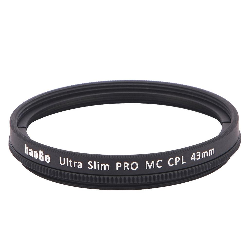 Haoge 43mm MC CPL Circular Polarizer Polarizing Lens Filter for and Tamron Digital Camera DSLR Lenses Multi-Coated Canon, Nikon, Sony, Minolta,