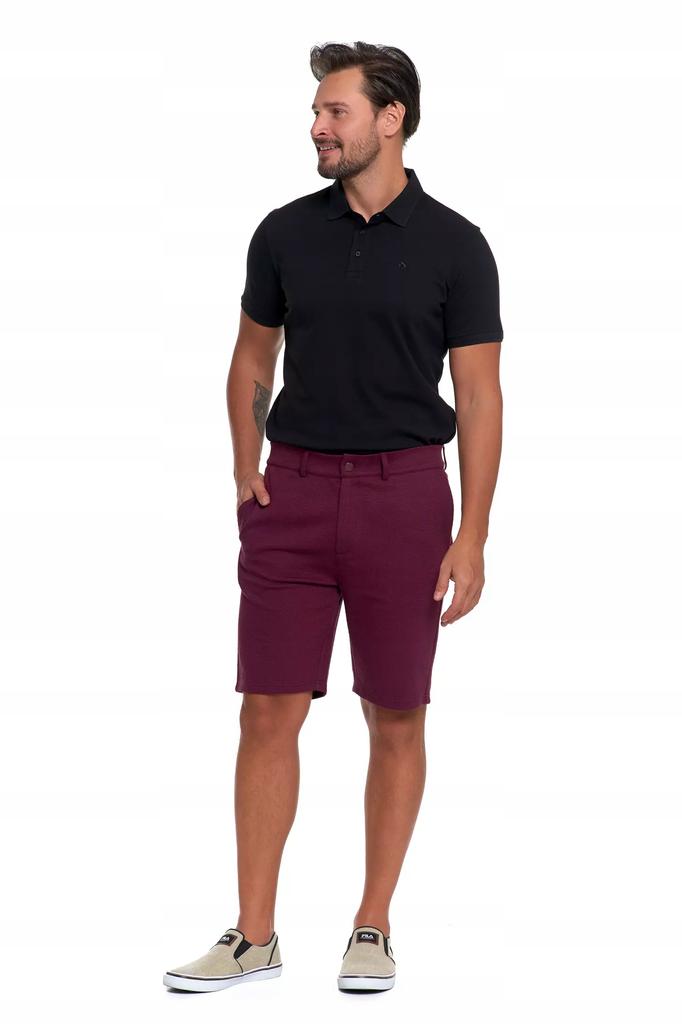 Men's Shorts with Zipper Pockets Elegant Summer MORAJ XL BROWN