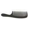 Wide Tooth Comb Detangling Hair Wide Comb Round Teeth Hair Comb Carbon Antistatic Comb