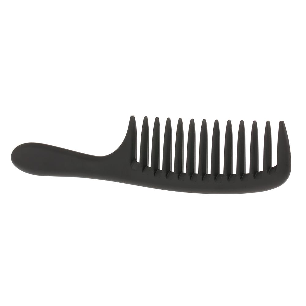 Wide Tooth Comb Detangling Hair Wide Comb Round Teeth Hair Comb Carbon Antistatic Comb