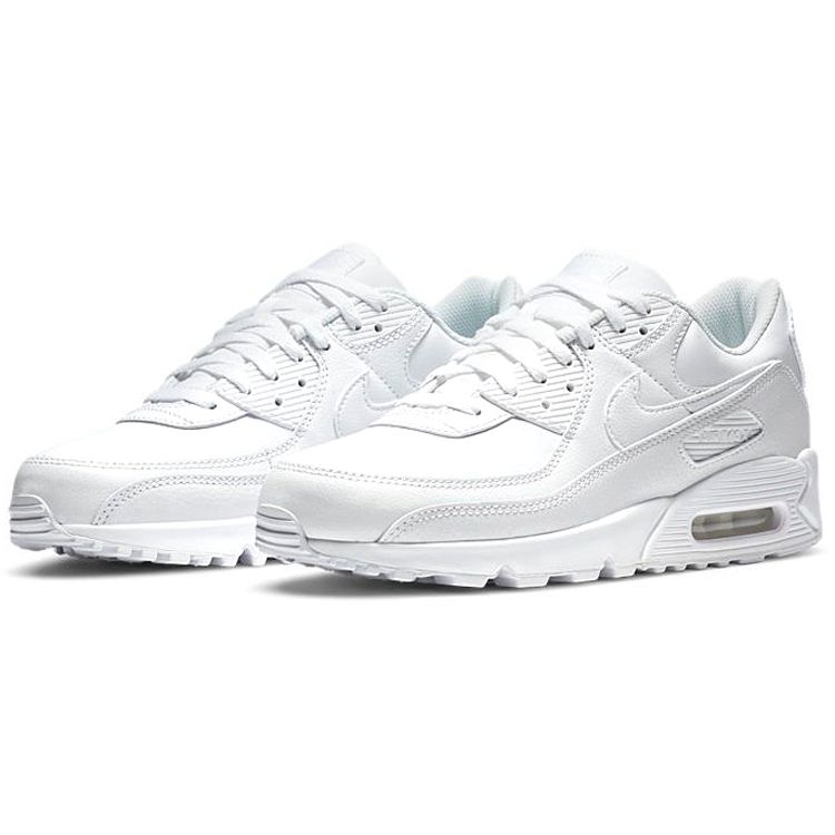 Nike Мужские кроссовки Air Max 90 LTR Triple White CZ5594-100