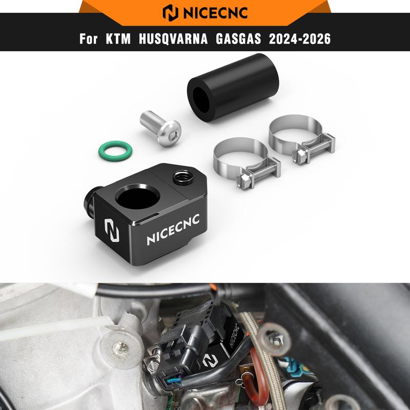 NICECNC Для Husqvarna TE 300 TE 250 TX 300 2024-2026 Кронштейн датчика давления картера TBI Для GasGas EC 300 EC 250 TBI Enduro