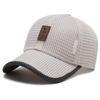 Fashionable Breathable Baseball Cap Korean Style Mesh Visor Cap Versatile Breathable Peaked Cap