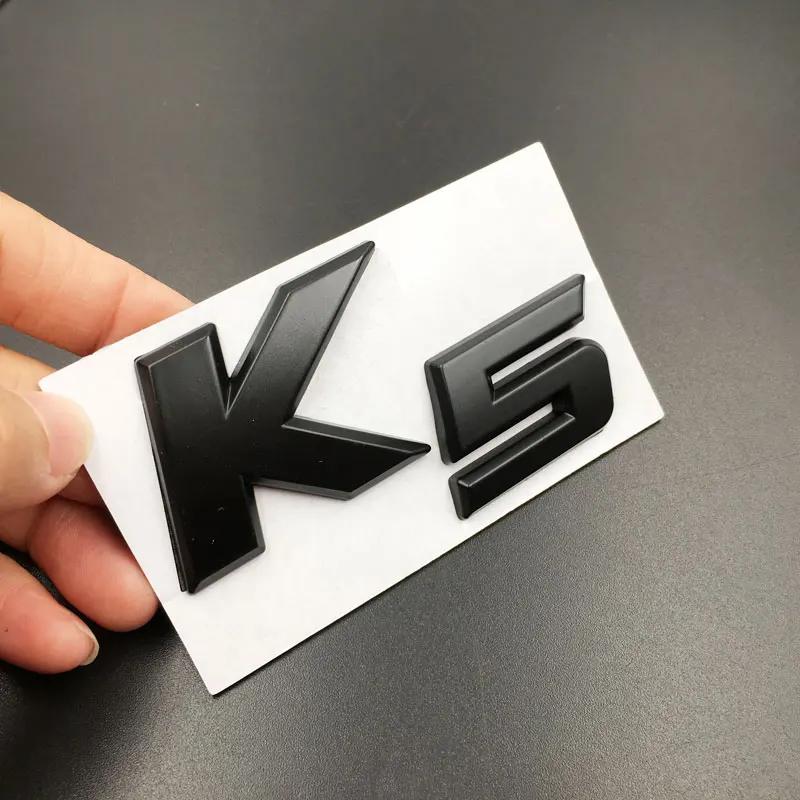 CNLD1 НОВЫЙ 1 ШТ. 3D Металлическая наклейка в стиле автомобиля Для KIA K2 K3 K4 K5 KX7 Задняя часть автомобиля Крышка багажника Передняя дверь Боковая эмблема Наклейка