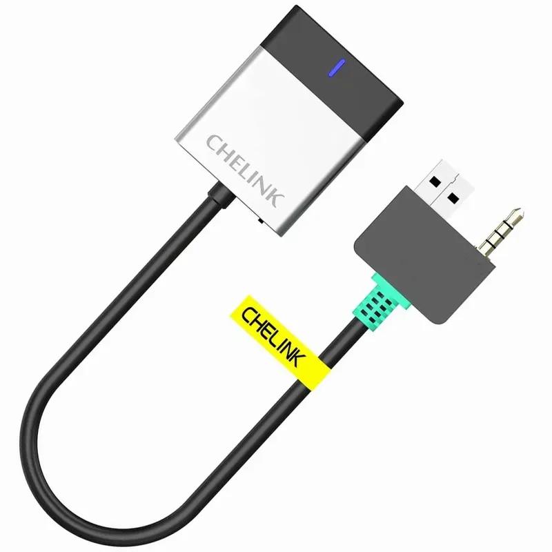 CHELINK handsfree aux bluetooth Car Kit Audio Interface Adapter for Hyundai Kia Elantra Touring, Sonata, Azera