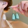 GemChic женские новые изысканные серьги-капли однотонные простые модные серьги-крючки универсальный подарок на день рождения, Рождество