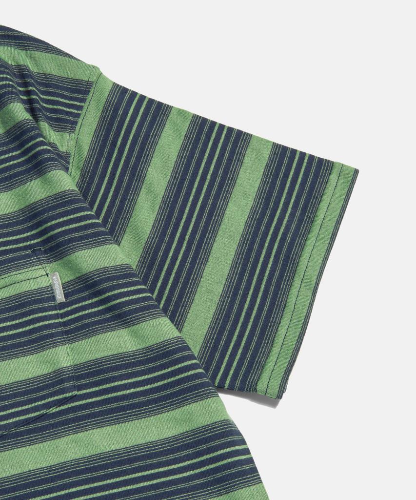 ESPIONAGE Vintage Border Pocket Tee Pistachio