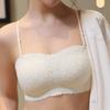 Strapless Lace Wrap Seamless Bra Underwear Summer Backless Beauty Bra One Piece Fixed Cup