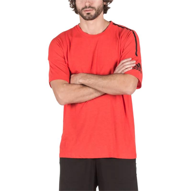 Adidas Performance Zne Tee 2 Wool Letter Logo Crew Neck Short Sleeve T-Shirt Men Tops Red CG2183