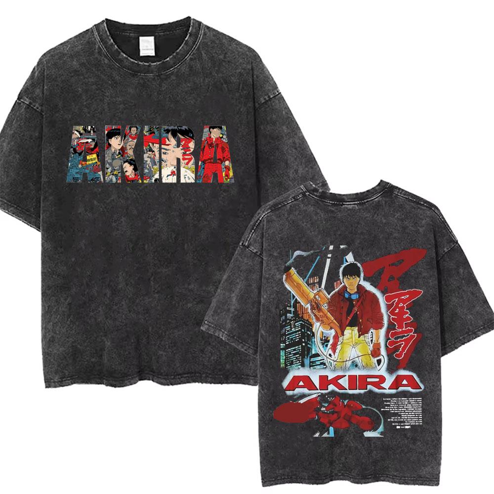 Hot Akira Neo Tokyo Print Tshirt For Men Women Clothing Breathable Short Sleeve Tee Shirts Pure Cotton Loose Soft Tshirt
