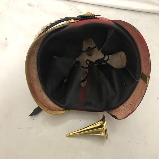 Красный немецкий прусский шлем Пикельхаубе, Имперский офицерский шлем с шипом, Носимый для взрослых, Подарок