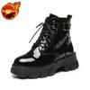 Короткие туфли для женщин, женские ботильоны, байкерские черные ботинки, обувь в стиле панк, стильная акция, тренд 2024 года, готика