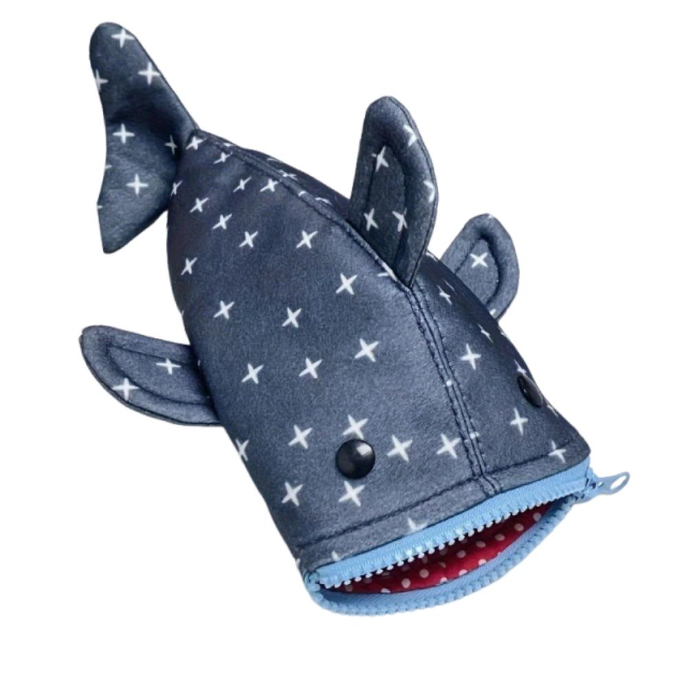 Kawaii Shark Pencil Case Lightweight Animal Stationery Pouch Funny Pencil Pouch Teens