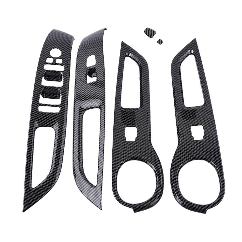 Модная отделка переключателя панели ABS, простая установка, защита от царапин, подходит для Hyundai Santa Cruz 2022, комплект из 6 шт.